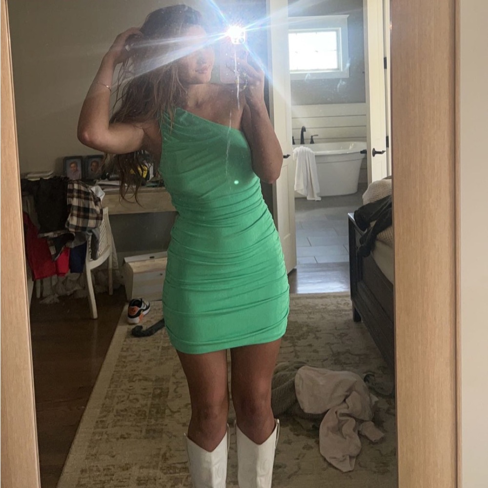 Green dress
